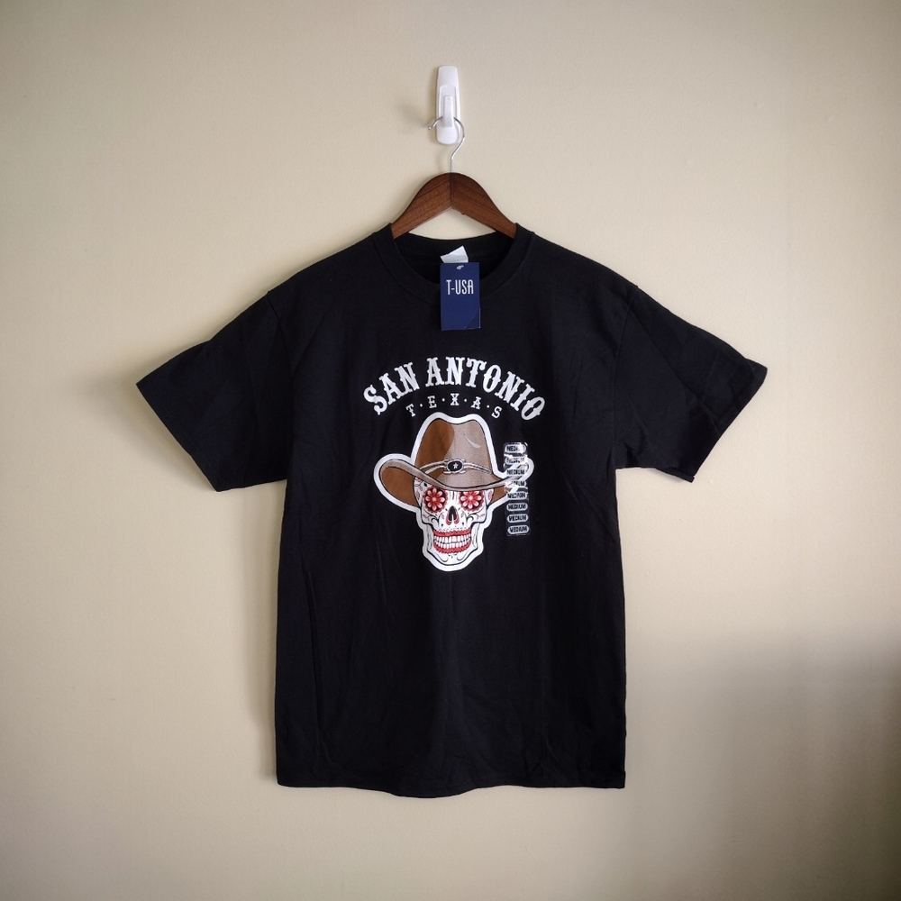 🌿 San Antonio Texas Port & Company T-Shirt Size Medium